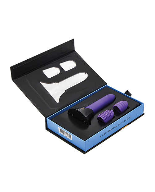 Nu Sensuelle Point Plus Rechargeable Silicone Bullet - Purple