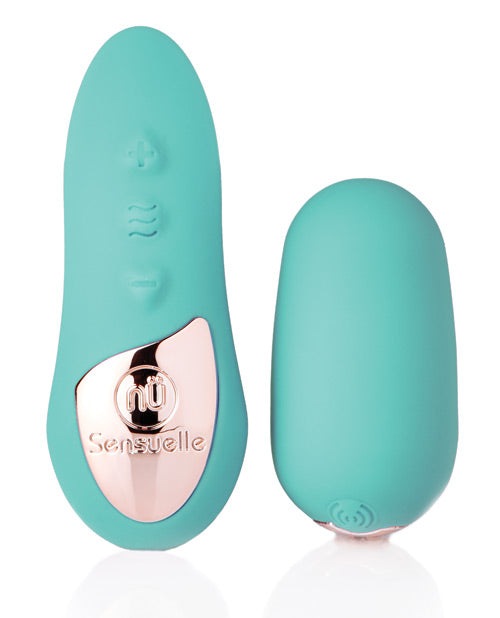Nu Sensuelle Petite Rechargeable Egg with Remote Control - Tiffany Blue