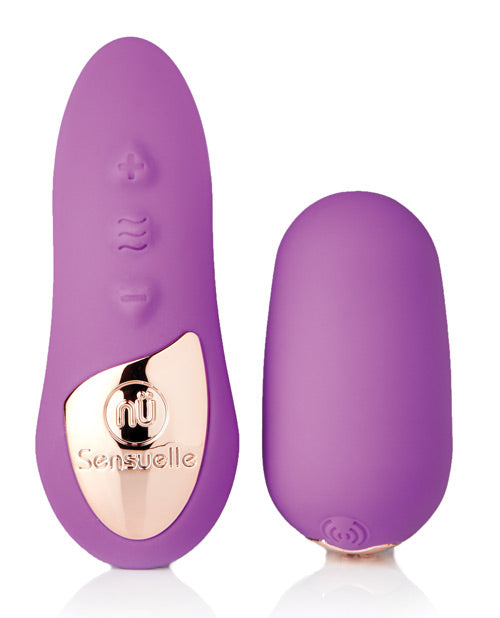 Nu Sensuelle Petite Rechargeable Egg with Remote Control - Purple