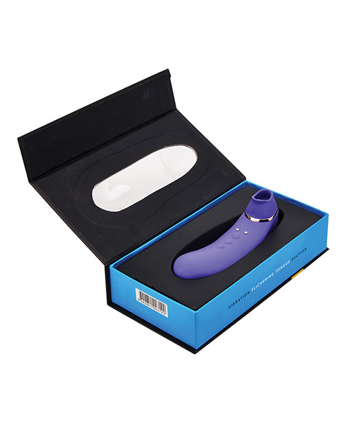 Nu Sensuelle Trinitii Triple Action Rechargeable Silicone Vibrator - Ultra Violet