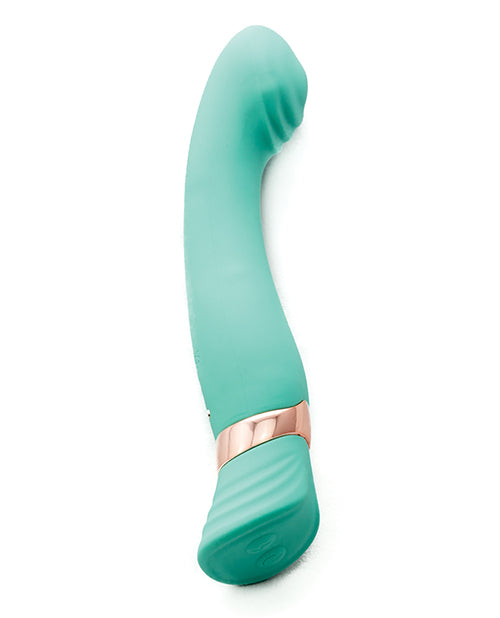 Nu Sensuelle Geminii XLR8 Rechargeable Silicone G-Spot Vibrator - Electric Blue