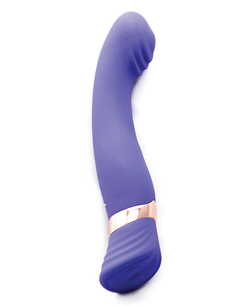 Nu Sensuelle Geminii XLR8 Rechargeable Silicone G-Spot Vibrator - Ultra Violet