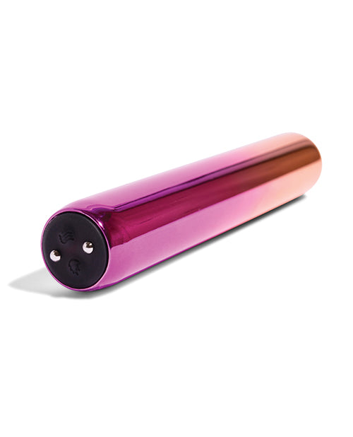 Nu Sensuelle Aluminium Rumba Rechargeable Warming Bullet - Rainbow