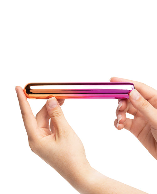 Nu Sensuelle Aluminium Rumba Rechargeable Warming Bullet - Rainbow