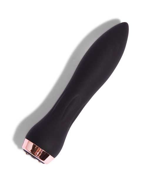 Nu Sensuelle 60SX AMP Silicone Rechargeable Bullet - Black/Rose Gold