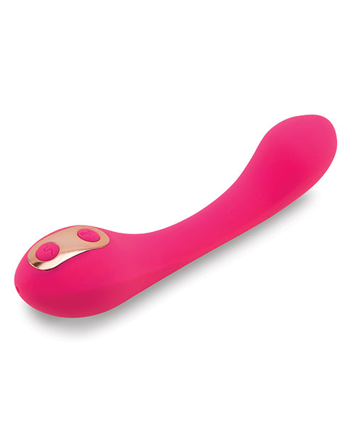 Nu Sensuelle Libi Flexible Rechargeable Silicone G-Spot Vibrator - Deep Pink