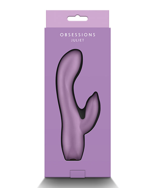 Obsessions Juliet Rechargeable Silicone Rabbit Vibrator - Lavender