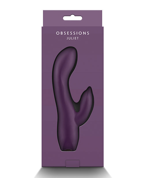 Obsessions Juliet Rechargeable Silicone Rabbit Vibrator - Purple