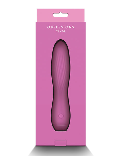 Obsessions Clyde Rechargeable Silcone Vibrator - Pink