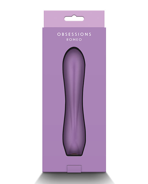 Obsessions Romeo Rechargeable Silicone Vibrator - Lavender