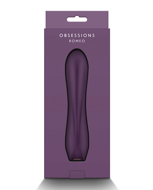 Obsessions Romeo Rechargeable Silicone Vibrator - Purple
