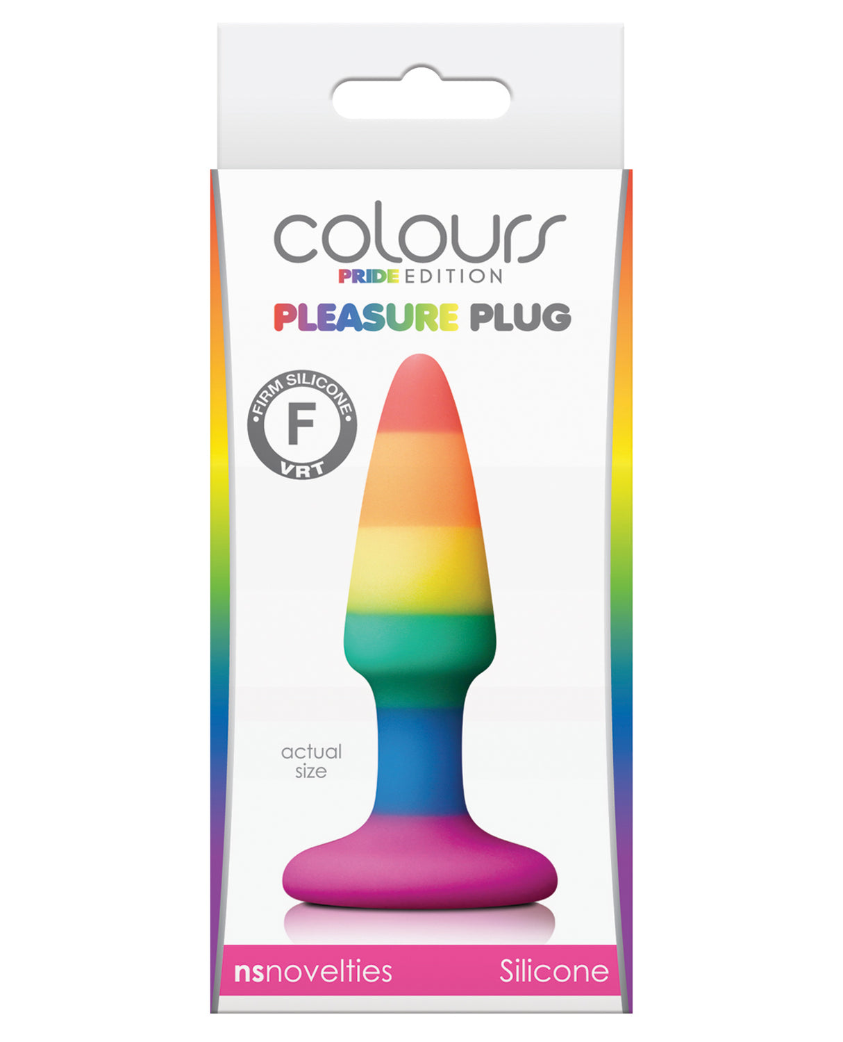 Colours Pride Edition Pleasure Plug Mini - Rainbow