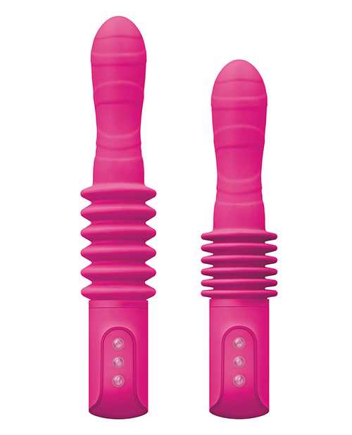 Inya Deep Stroker Silicone Rechargeable Vibrator - Pink