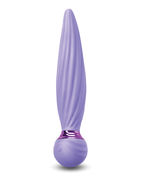Sugar Pop Twist Rechargeable Silicone Vibrator - Purple