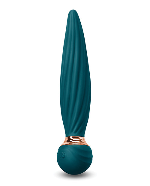 Sugar Pop Twist Rechargeable Silicone Vibrator - Teal