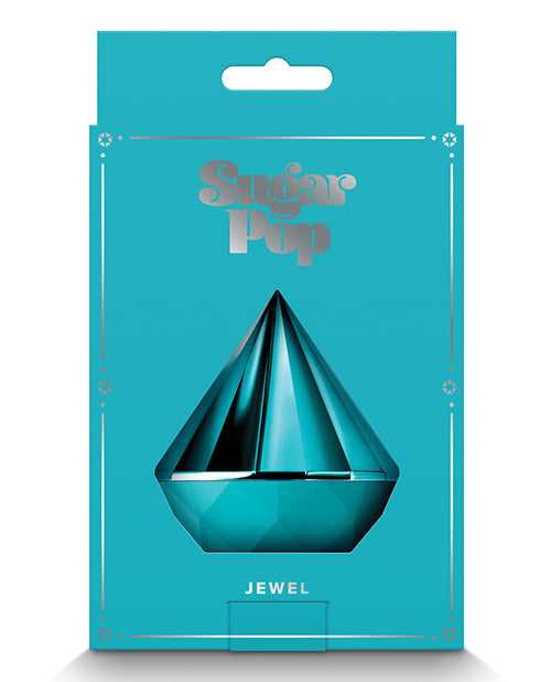 Sugar Pop Jewel Rechargeable Silicone Clitoral Stimulator - Teal