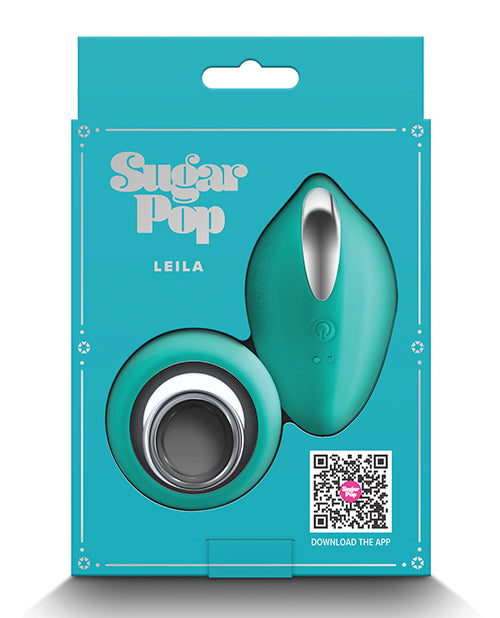 Sugar Pop Leila Rechargeable Silicone Panty Vibe - Teal