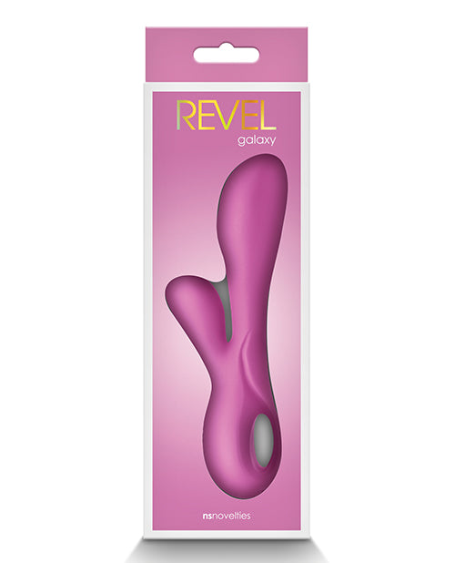 Revel Galaxy Rechargeable Silicone Rabbit Vibrator - Pink