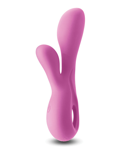 Revel Galaxy Rechargeable Silicone Rabbit Vibrator - Pink