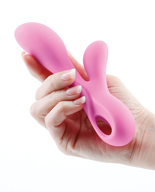 Revel Galaxy Rechargeable Silicone Rabbit Vibrator - Pink