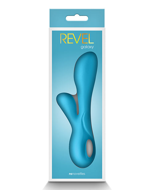 Revel Galaxy Rechargeable Silicone Rabbit Vibrator - Blue