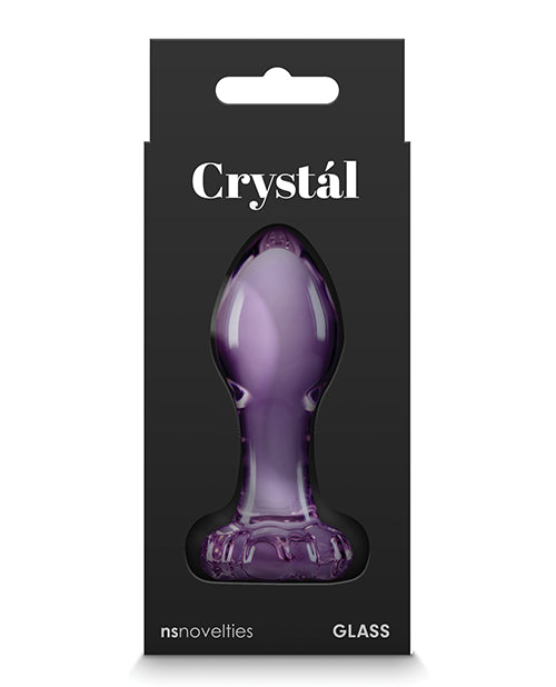 Crystal Premium Glass Flower Probe - Purple