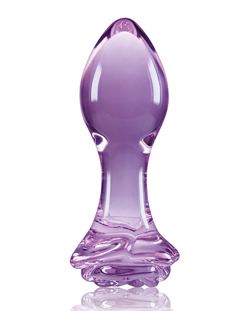 Crystal Premium Glass Rose Probe - Purple