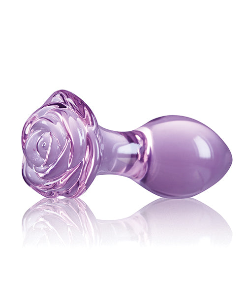 Crystal Premium Glass Rose Probe - Purple