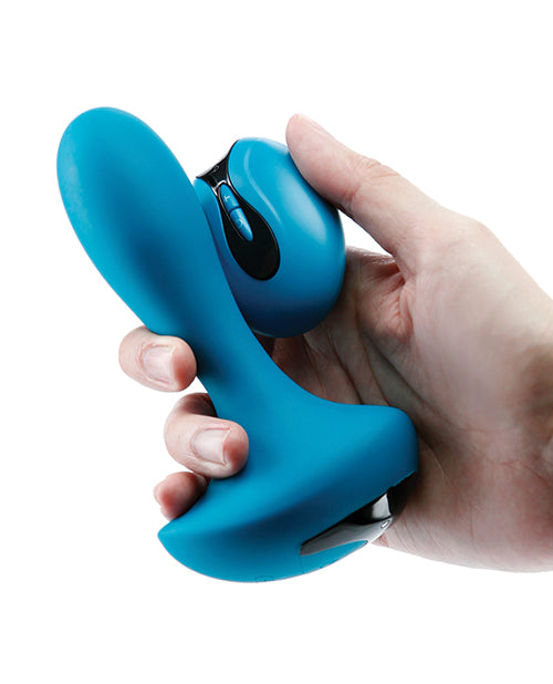 Renegade Thor Rechargeable Silicone Prostate Massager with Remote Control - Teal