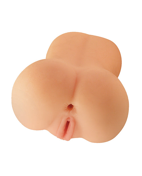 My First Virgin Pussy and Ass Vibrating Masturbator with Wired Remote Control - Pussy and Butt - Vanilla
