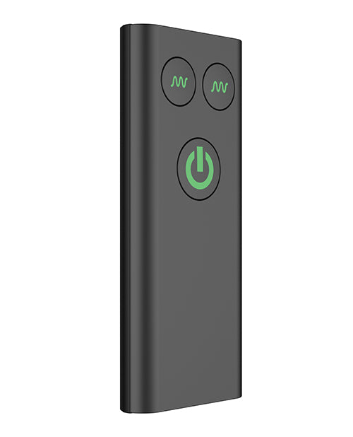 Nexus Ride Rechargeable Silicone Vibrating Prostate and Perinium Massager with Remote Control - Black