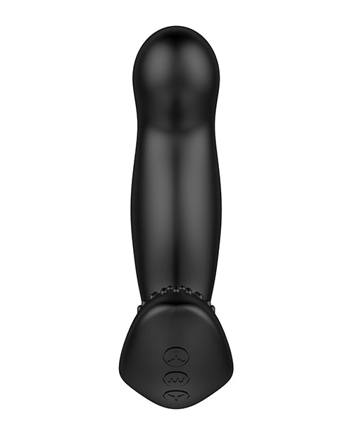 Nexus Boost Rechargeable Silicone Prostate Massager with Remote Control - Black