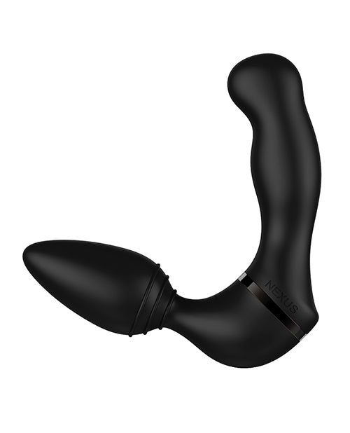 Nexus Revo Twist Rechargeable Silicone Rotating Dual Vibrator with Remote Control - Black