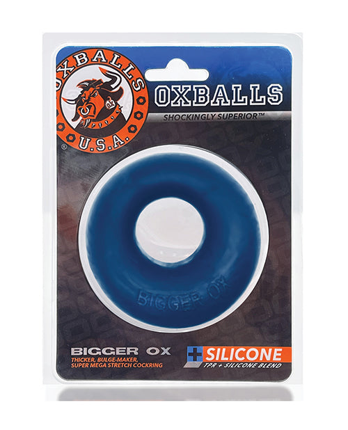 Oxballs Bigger Ox Silicone Cock Ring - Space Blue Ice