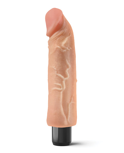 Real Feel Lifelike Toyz No. 6 Realistic Vibrating Dildo 8in - Vanilla