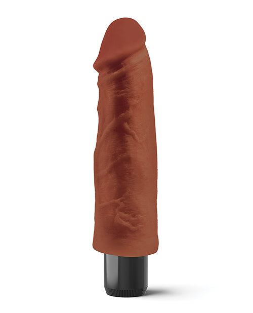 Real Feel Lifelike Toyz No. 1 Realistic Vibrating Dildo 7.5in - Chocolate