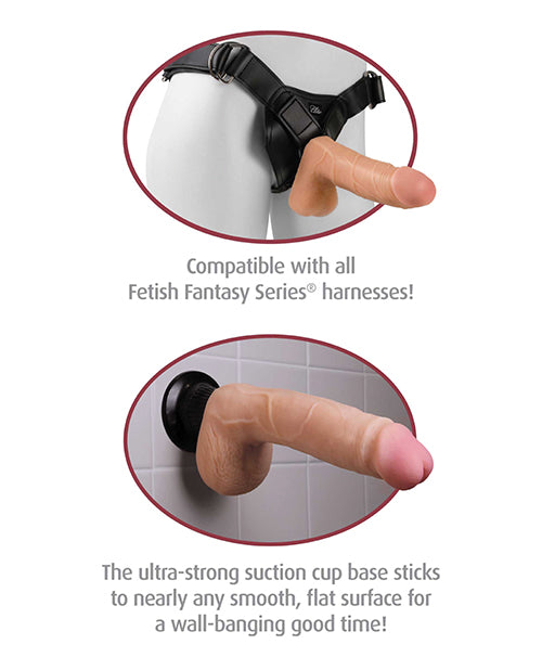 Real Feel Deluxe No. 3 Wallbanger Dildo 7in - Black