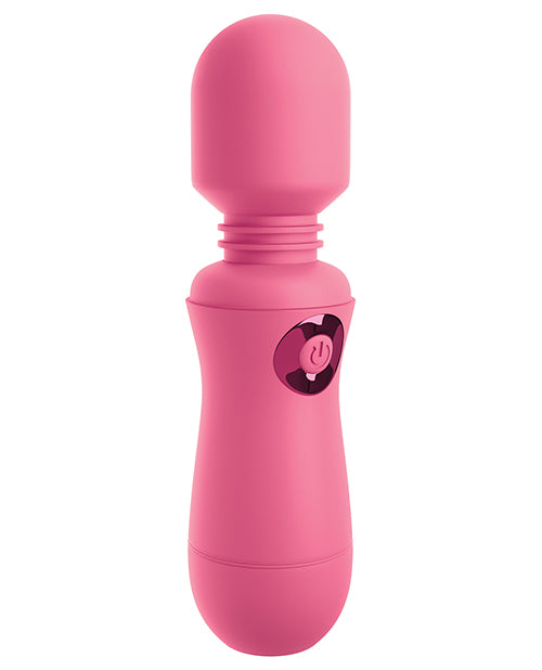 OMG! Wands #Enjoy Rechargeable Silicone Vibrating Massager - Pink