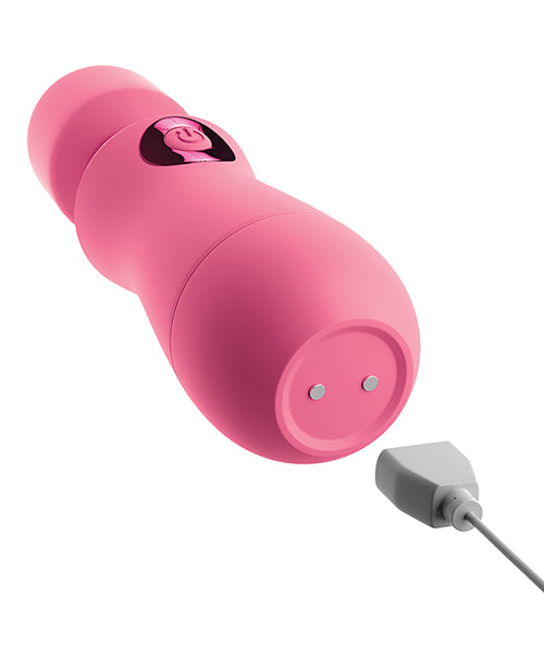 OMG! Wands #Enjoy Rechargeable Silicone Vibrating Massager - Pink