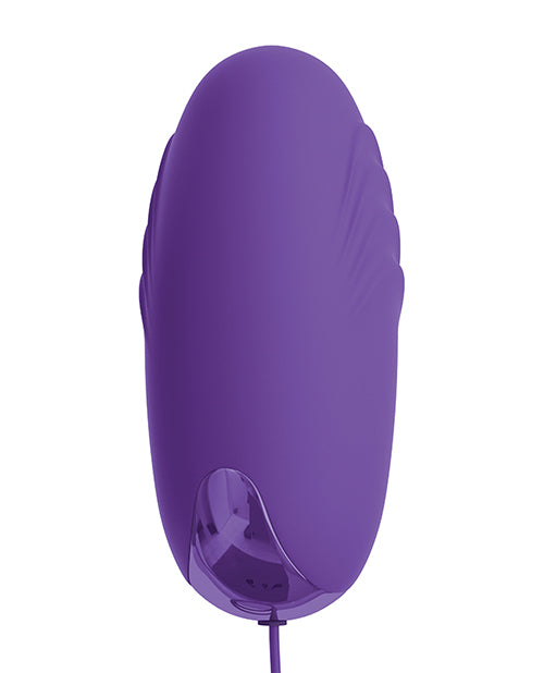 OMG! Bullets #Happy USB-Powered Silicone Vibrating Bullet - Purple