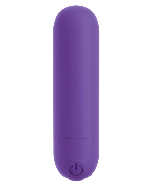 OMG! Bullets #Play Rechargeable Silicone Vibrating Bullet - Purple