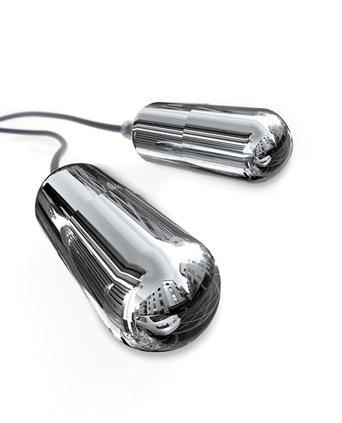 Classix Dual Vibrating Head Teaser with Remote Control - Smoke and Clear