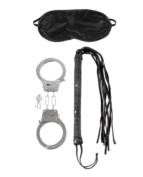 Fetish Fantasy Series Lover`s Fantasy (3 piece kit) - Black and Silver