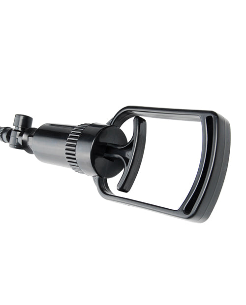 Pump Worx Accu-Meter Power Penis Pump - Clear and Black