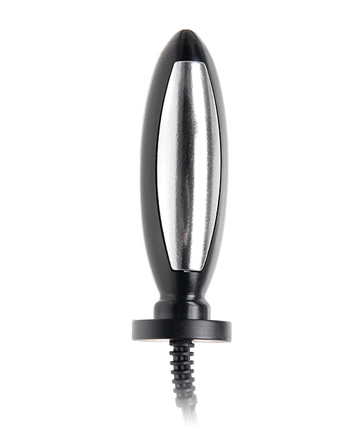 Fetish Fantasy Series Shock Therapy Pleasure Probe with Power Unit - Black and Silver