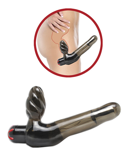 Fetish Fantasy Vibrating Strapless Strap-On - Black