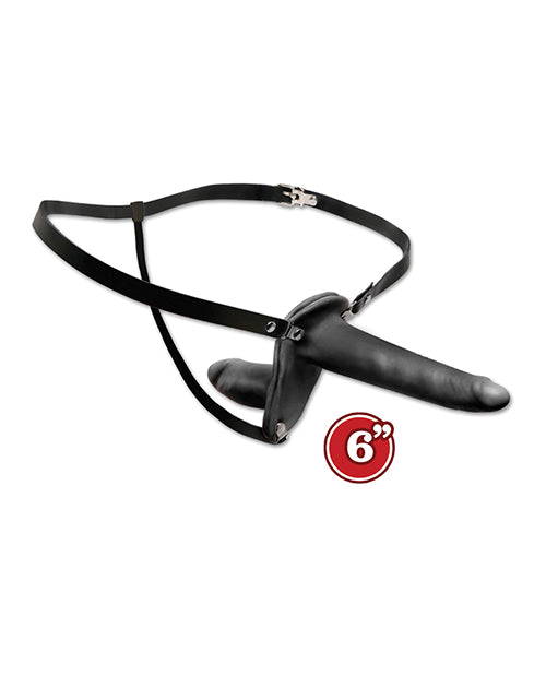 Fetish Fantasy Double Penetrix Strap-On 6in - Black