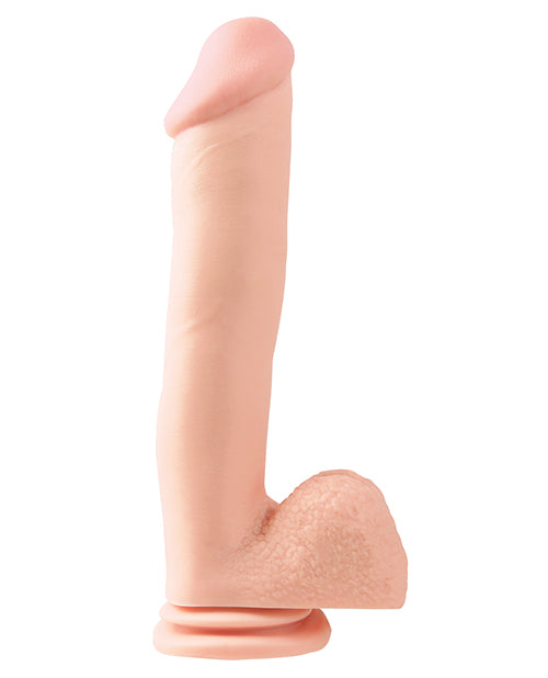 Basix Rubber Works Dong with Suction Cup 12in - Vanilla
