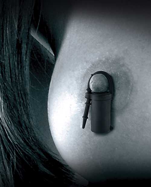 Fetish Fantasy Series Limited Edition Vibrating Silicone Nipple Teazers Black