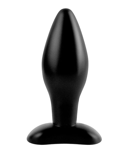 Anal Fantasy Collection Medium Silicone Plug Kit 4.25in - Black